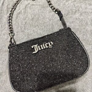 Juicy Couture Black Sparkle Shoulder Bag